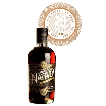 Auténtico Nativo 20  éves (mini) 40% -os 0,2 liter