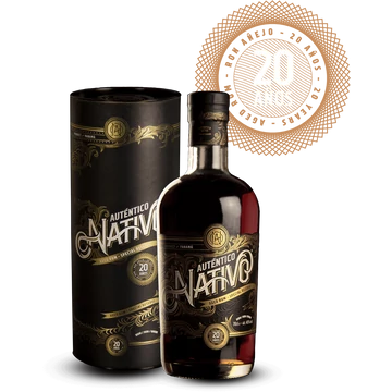 Auténtico Nativo 20 éves 40% -os 0,7 liter dd DRS