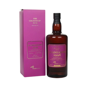 THE COLOURS OF RUM GUADELOUPE 1998 MONTEBELLO 43,3% 0,7 liter