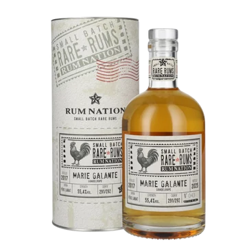 RUM NATION RARE RUMS 0,7 L 55,4% MARIE GALANTE GUADELOUPE