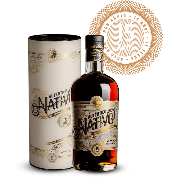 Auténtico Nativo 15 éves  40% -os 0,7 liter dd DRS