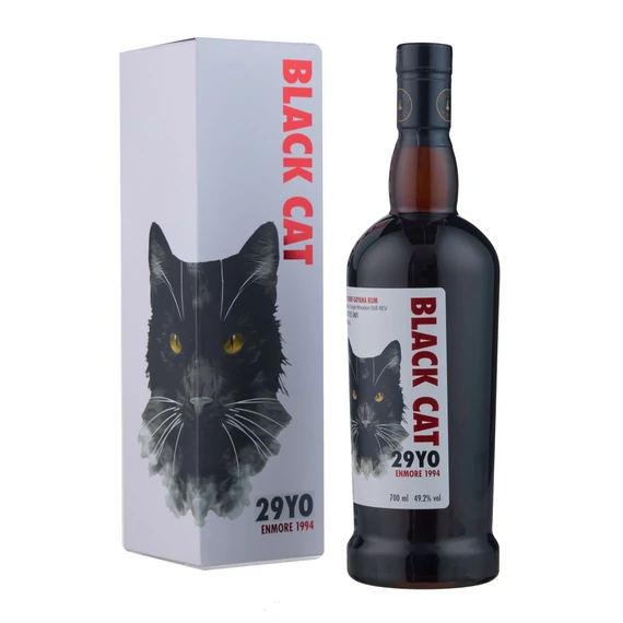 RUM BLACK CAT 29 YO ENMORE 1994