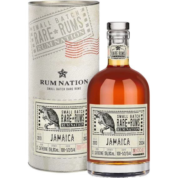 Rum Nation Rare Rums - Jamaica 10 years 2013-2024 0,7 liter 59,9%
