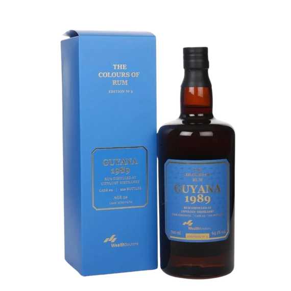 THE COLOURS OF RUM Guyana Uitvlugt 1989 64,1% 0,7 liter