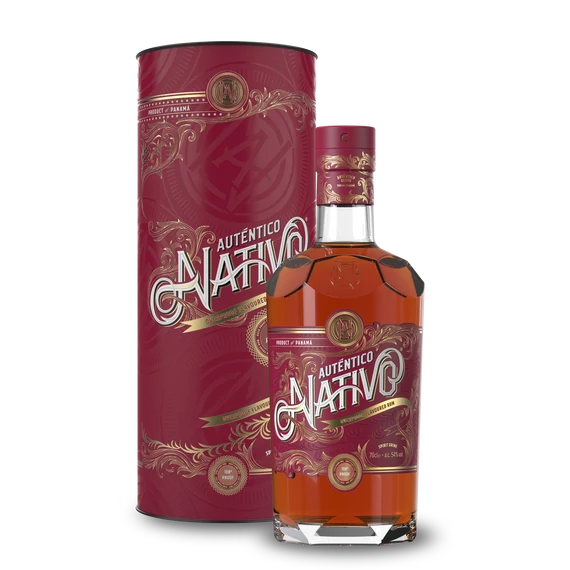 Auténtico Nativo Overproof Díszdobozzal 54%-os 0,7 liter
