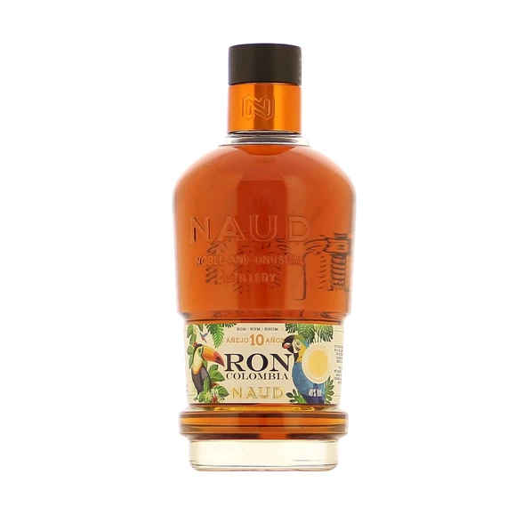 NAUD COLOMBIA 10 YO RUM 40%  0,7 L